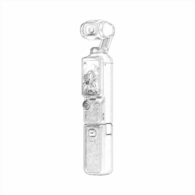 Hongdak Factory Pocket Gimbal Camera Osmo Handheld Digital Camera Travel Beauty for D Ji Osmo Pocket 3 Creator Combo