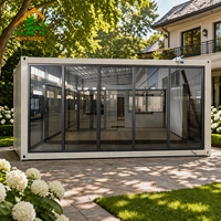 Maison préfabriquée modulaire moderne en conteneur, imperméable, ignifuge, durable, pour bureau, hôtel, centre commercial, boutique