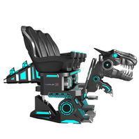 2024 usine nouveau simulateur de montagnes russes de réalité virtuelle 3 places PVC parc d'attractions 9DVR Machine
