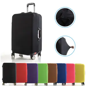 Factory Price 180g/m2 Dirt-proof Washable Travel Suitcase Protector Cover Soft Elastic Luggage Protective Cover