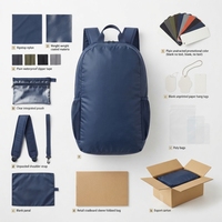 Sac à dos de pickleball léger et portable personnalisé avec compartiment à chaussures zippé, poches latérales en mesh, grande capacité, sac à raquettes pour hommes