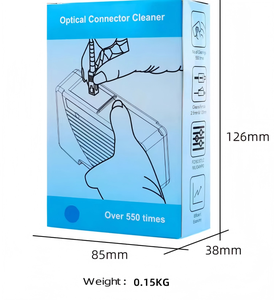 صندوق تنظيف أطراف الألياف البصرية SC/ST/FC، طقم أدوات مسح الألياف البصرية لمراكز البيانات - Product Image 6