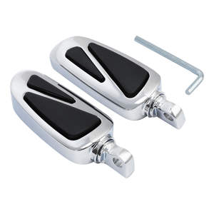 XF2103157-E Repose-pieds à montage mâle de 11mm pour Harley Touring Dyna Softail Fat <span class=keywords><strong>Bob</strong></span> - Product Image 1
