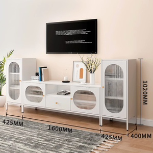 Meuble TV Télévision pour le salon Meuble de luxe pour la chambre à coucher Meuble de rangement pour la maison avec étagère réglable - Product Image 6