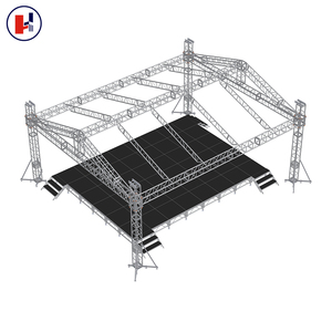 โครงโคมไฟอลูมิเนียมน้ำหนักเบาขนาด300*300มม. ใช้สำหรับเวทีแสดงคอนเสิร์ต - Product Image 6