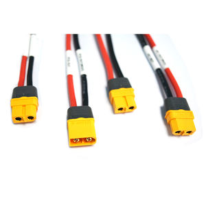 Conector macho Amass XT60 1015 14AWG 200MM Cable de cobre con aislamiento de goma de nailon para arnés de cableado de electrodomésticos Automotrices - Product Image 3