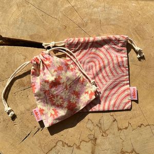 Factory Supply 100% Organic Cotton Canvas <b>Pouch</b> Customized Small Cotton <b>Drawstring</b> Bag - Product Image 1