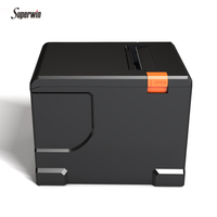 Imprimante thermique d'étiquettes en gros ZJ-8360 80 mm, machine d'impression d'autocollants, imprimante de codes-barres USB, ligne directe thermique 260 mm/s