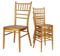 Chaise Chiavari empilable en gros, design moderne pour mariage, banquet, appartement, villa, entrée