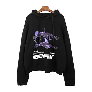 manufacturers custom digital cotton sports wear streetwear drop shoulder oversized hoodies men