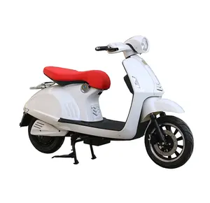 Nieuwe Goedkope Vintage Krachtige Elektrische Scooters 2000W 72V Tweewielige Elektrische Scooter Pedaal Bromfietsen