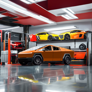 Vente en gros Tesla Cyber Truck PET prédécoupé <span class=keywords><strong>vinyle</strong></span> couleur film de protection rouleau pour changer la couleur de la carrosserie éviter les rayures <span class=keywords><strong>sur</strong></span> la <span class=keywords><strong>peinture</strong></span> de voiture - Product Image 3