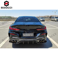Difusor Trasero Inferior de Fibra de Carbono Seca TAKD, Kit de Carrocería para BMW G16 840i M850i Serie 8 2019-2023