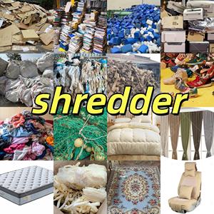 Déchiqueteur robuste à un seul arbre pour fibres, matelas, textiles usagés, tissus, plastique PET et déchets <span class=keywords><strong>MSW</strong></span> - Product Image 5