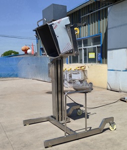 Ce thương mại tự động có thể tháo rời 200L thịt giỏ hàng Lift Máy SUS304 Xúc Xích hoist dọc thang máy - Product Image 3