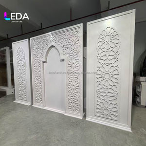 Lida B02-197ฉากหลังแต่งงานทำจากอะคริลิคหรูหราทันสมัยพร้อมดีไซน์ถอดออกได้สำหรับกิจกรรมในร่ม/กลางแจ้ง - Product Image 4