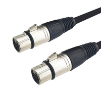 Câble de microphone XLR mâle vers femelle 3 broches pour enregistrement audio, studio, haut-parleur