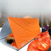 Tente de secours légère imperméable à une couche pour 1 à 2 personnes, adaptée aux quatre saisons, pour le camping en plein air et la survie