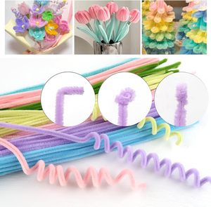 ชุดสีมาการอง 100 ชิ้น ท่อเชื่อมต่อแบบหนานุ่ม สำหรับงานประดิษฐ์สีสันสดใส 8 เฉดสีหวาน เหมาะสำหรับงานประดิษฐ์สร้างสรรค์ - Product Image 4