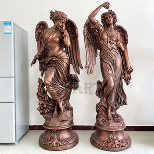Sculpture mythologique grecque antique Déesse des saisons Décoration intérieure Extérieur Plaza Angel Statue Park Character Art - Product Image 3