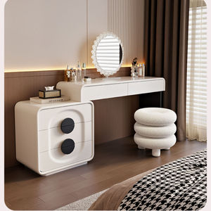 <span class=keywords><strong>Tocador</strong></span> de Estilo Americano Moderno y Minimalista <span class=keywords><strong>con</strong></span> <span class=keywords><strong>Espejo</strong></span> y Almacenamiento para Dormitorio, Hotel, Hogar, Apartamento - Product Image 1