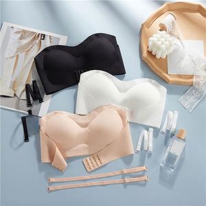 <span class=keywords><strong>Reggiseno</strong></span> Invisibile <span class=keywords><strong>con</strong></span> Spalline Trasparenti e Ferretto, Supporta Mezza Coppa, Lingerie Confortevole - Product Image 5