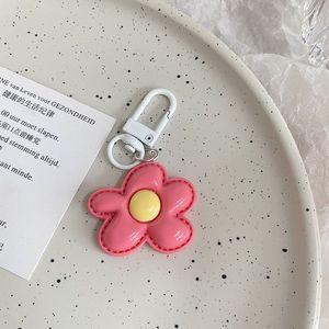 Porte-clés pendentif en caoutchouc acrylique imprimé UV motif floral couleur dopamine, idéal pour la décoration de colliers et de chaînes de téléphone portable – Nouveauté estivale très prisée - Product Image 6