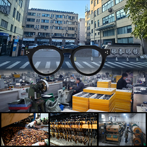 2025 New Retro vuông của nam giới Acetate kính quang học Khung nhà máy bán buôn Chất lượng cao kính khung thương hiệu kính khung - Product Image 3