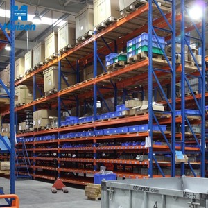 מערכת מדפים תעשייתית מפלדה, אמינה, עמידה ובעלת יכולת נשיאת משקל כבד, ניתנת להתאמה אישית, רב-מפלסית, בעלת תקן ISO, מדפים לאחסון מעבר לים. - Product Image 3