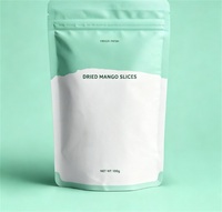 Sachet alimentaire personnalisé refermable à fermeture éclair, imprimé, en Mylar, pochette autoportante laminée mate pour aliments