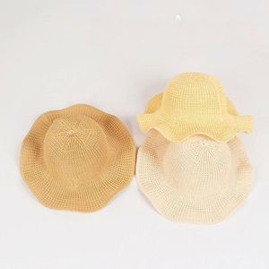 <span class=keywords><strong>Sombrero</strong></span> de <span class=keywords><strong>Paja</strong></span> con Puntos de Colores y Decoración de Lazo para Niña, Venta al por Mayor - Product Image 4