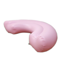 Canapé gonflable pliable Portable, pouf à Air, gonflable, rose, personnalisé,
