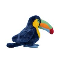 Jouet d'oiseau simulé, Toucan, Perroquet à bec en bec de canard, Oiseau bleu, Animal en peluche, Poupée en peluche avec rembourrage en coton PP pour enfants, cadeaux de mariage