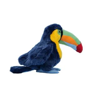 Jouet d'oiseau simulé, <span class=keywords><strong>Toucan</strong></span>, Perroquet à <span class=keywords><strong>bec</strong></span> long, Oiseau <span class=keywords><strong>bleu</strong></span> en peluche, Animal en peluche, Poupée en peluche, Cadeaux pour enfants - Product Image 2