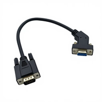 Cable DB9 Macho a Hembra de 46 Grados de 6 Pies, Duradero, con Conductor de Cobre Libre de Oxígeno, Blindaje de Lámina Metálica AL, Certificado RoHS, para Cubierta de PVC