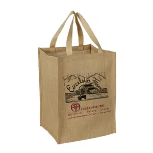 Eco-friendly Large Jute Burlap Shopping Bag