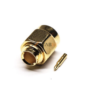 Suministro de fábrica, venta al por mayor, crimpado de soldadura macho SMA para conectores coaxiales RF de cable RG402 en Stock, cable de la RG-402 - Product Image 2