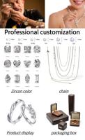 Pendientes de Plata de Ley 925 con Gancho de Alambre Trenzado, Pendientes Colgantes Ovalados con Circonita Cúbica, Joyería Minimalista para Mujer, Admite Logotipo Personalizado