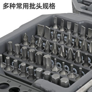 Juego de brocas y destornilladores profesionales de 117 piezas, grado industrial, acero de alta velocidad, kit de herramientas multiusos para reparación de madera y metal. - Product Image 2