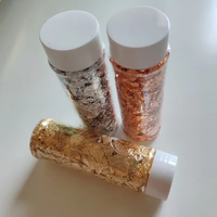 Feuilles d'or de haute qualité couleur or 24 carats pour la décoration de gâteaux, boissons, aliments, pâtisseries et glaces