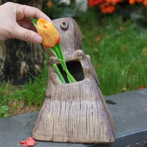 Florero de cerámica hecho a mano, jarrón en forma de hipopótamo para decoración del hogar, taza <span class=keywords><strong>Tiki</strong></span> de hipopótamo, vasos de cóctel, decoraciones de Estilo Hawaiano - Product Image 4