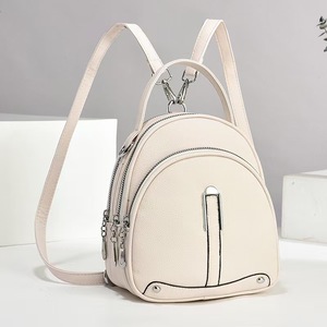 New Vintage Summer Soft Polyester Lady <b>Backpack</b> with Strap for Women and Teenage Girls <b>Black</b> Travel <b>School</b> Bag Zipper Closure - Product Image 6