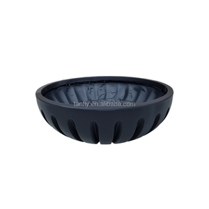Pots de plantes vertes de jardin Pots de fleurs en fibre de verre Ciment Grands parterres de fleurs et pots de stockage d'eau Style - Product Image 4