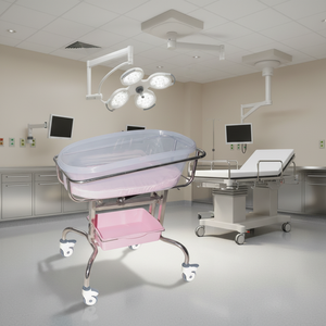 HOCHEY MEDICAL Lettino Ospedaliero per Neonati di Alta Qualità, Culla Pediatrica Stabile per Reparto Neonatale - Product Image 5