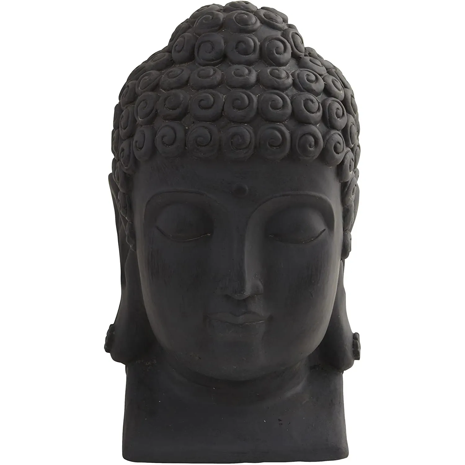 Patung Kepala Buddha Patung Buddha Keberuntungan Patung Resin Cocok untuk Dekorasi Religius dan Rumah