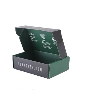 Enveloppe de courrier personnalisée imprimée pour le commerce électronique Mailing Mailing Cosmetic Shoes Clothing Luxury Packaging Boîte en papier kraft ondulé