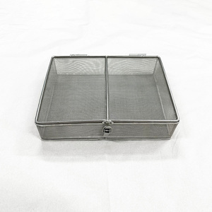 Cestello in acciaio inox 304 per la pulizia del cestello per la disinfezione in acciaio inox con coperchio - Product Image 4