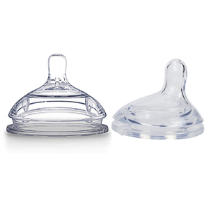 Bouteille <span class=keywords><strong>de</strong></span> lait <span class=keywords><strong>en</strong></span> Silicone pour bébé, Anti-Flatulence, réutilisable, à gros col, matière douce, avec mamelon naturel - Product Image 2