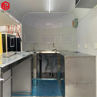 Remorque alimentaire de Concession, boîte de cheval Mobile entièrement équipée, chariot de café, remorque de Pizza, camion de Bar de cheval Vintage