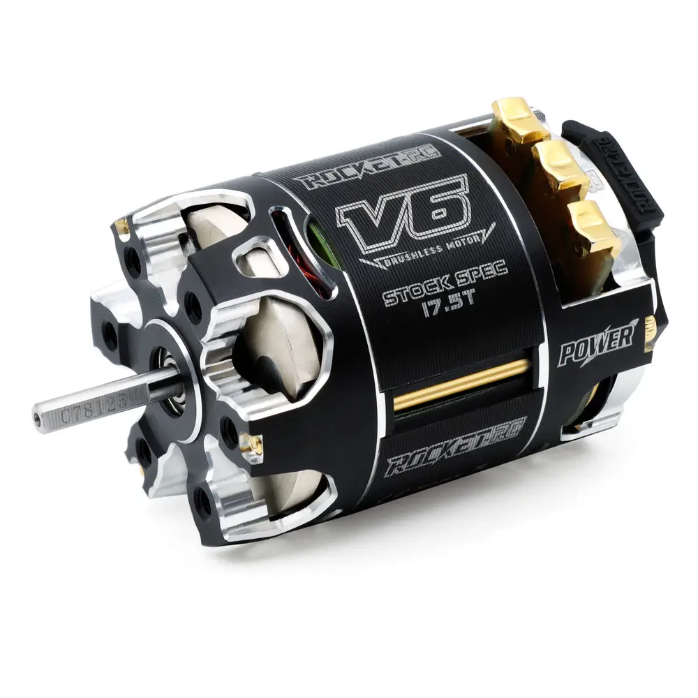 Moteur RC Rocket SURPASS HOBBY 540 V6 STOCK13.5/17.5/21.5 Moteur Brushless Sensored pour voiture rc 1/10